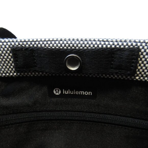 RARE Lululemon Mini-Canvas Tote Bag 4.5L Anchor Ivory Black Two-Tone NWT - Picture 8 of 11